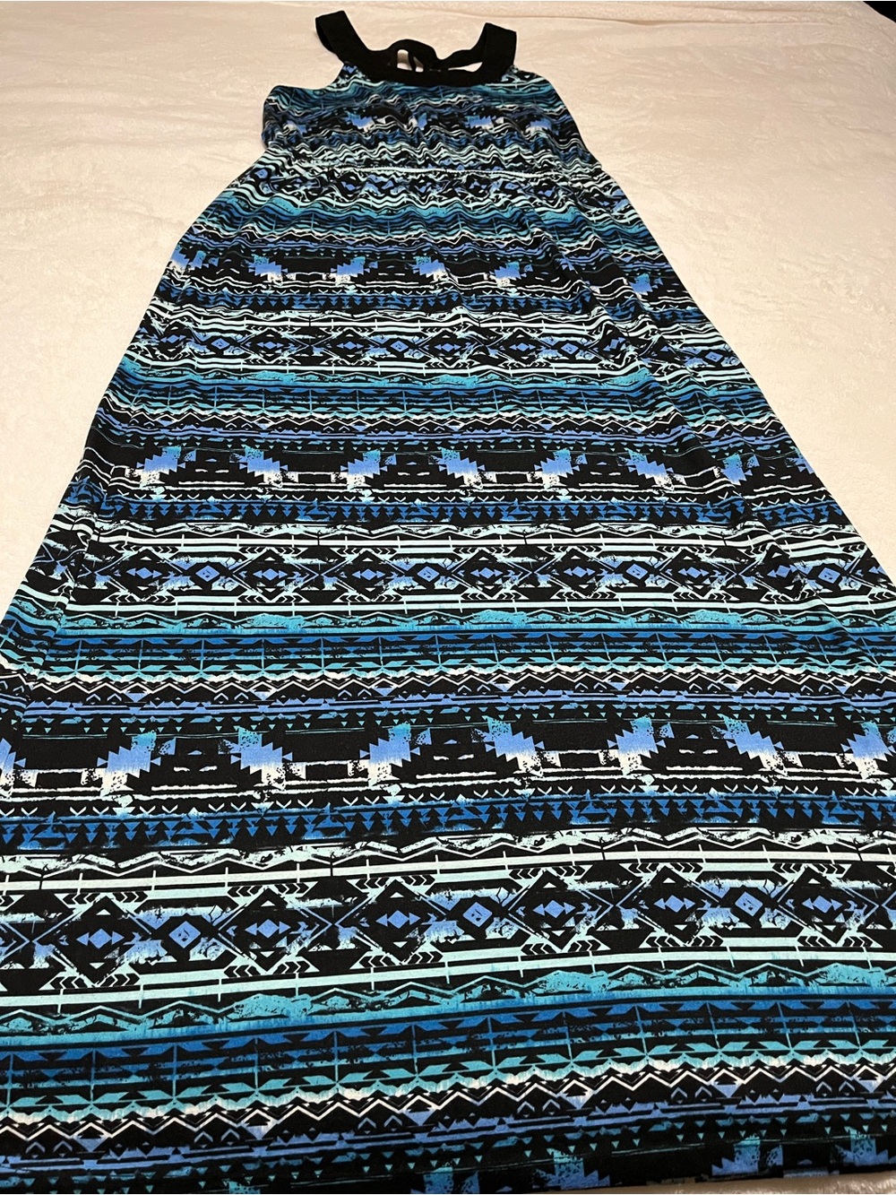 No Boundaries tribal print maxi dress